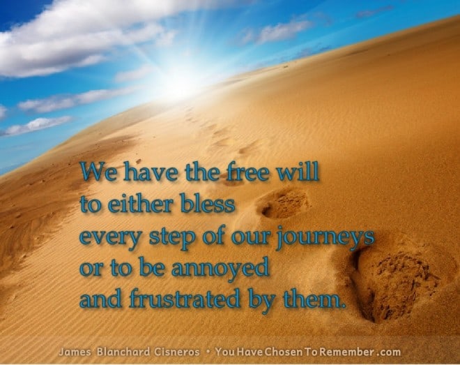 Inspirational Quotes about Choices by James Blanchard Cisneros, author of spiritual self help books.