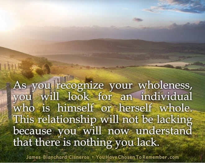 Inspirational Quotes about Relationships by James Blanchard Cisneros, author of spiritual self help books.