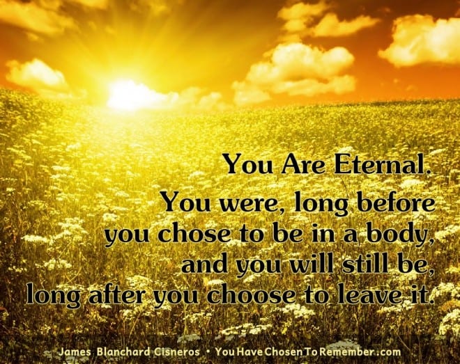 An inspirational quote about embodying your Godself