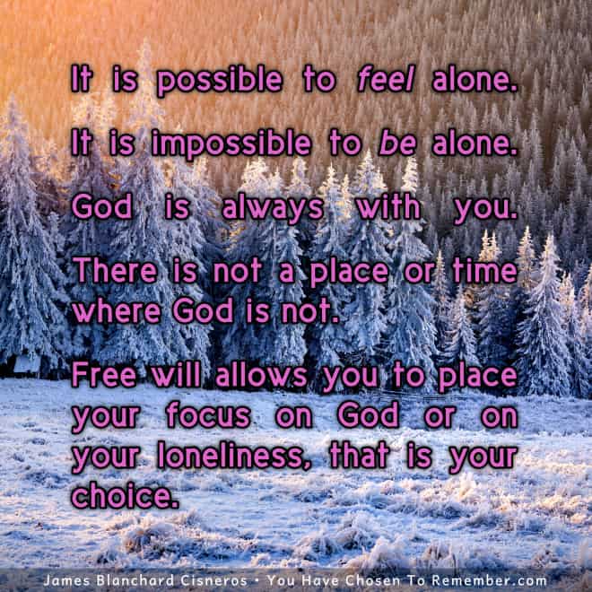 Inspirational Quote about Feeling God's Presence