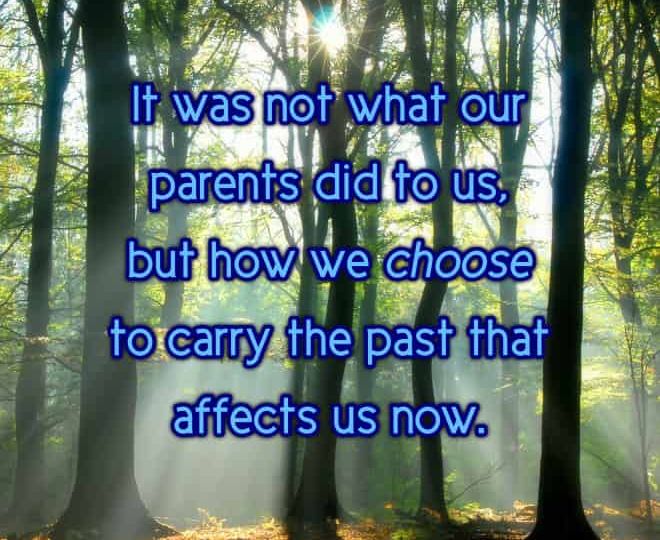 Inspirational Quote about letting go of the past