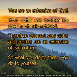 Inspirational Quote About Being An Extension Of God