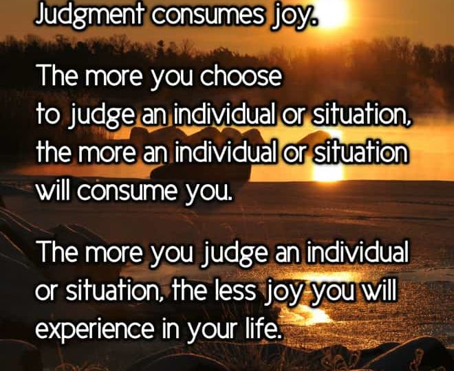 Inspirational Quote About Judgment