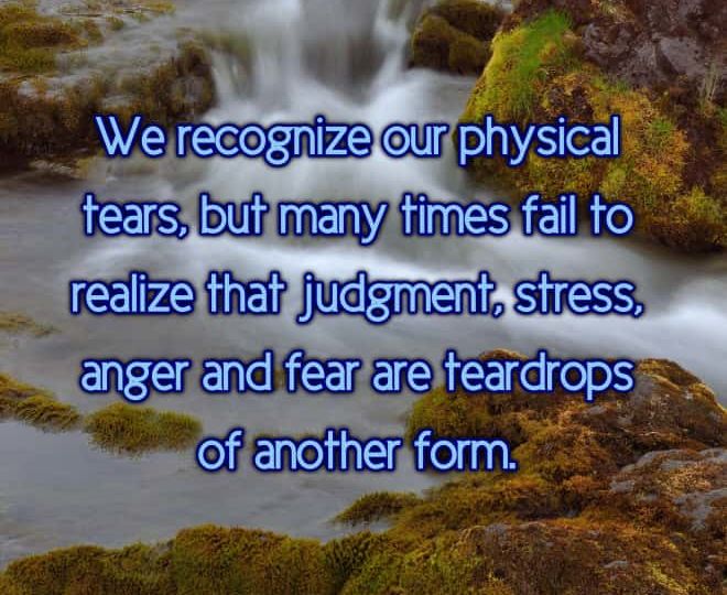 Inspirational Quote About Judgment, Anger, Fear and Stress