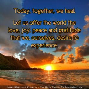 Today, I Offer Love, Peace And Joy - Inspirational Quote