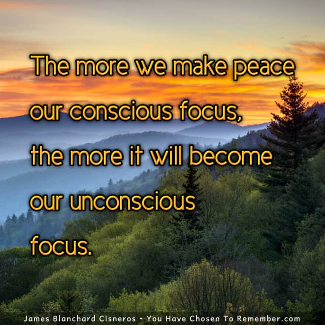 Making Peace Our Personal Reality - Inspirational Quotes