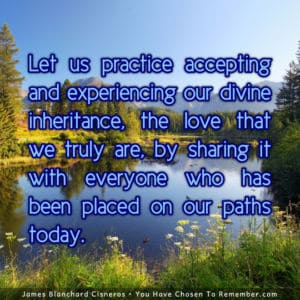 Being and Sharing Love - Inspirational Quote