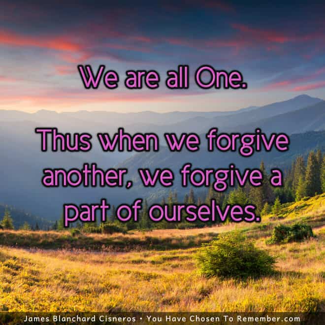 Forgive Another, Forgive Ourself - Inspirational Quote