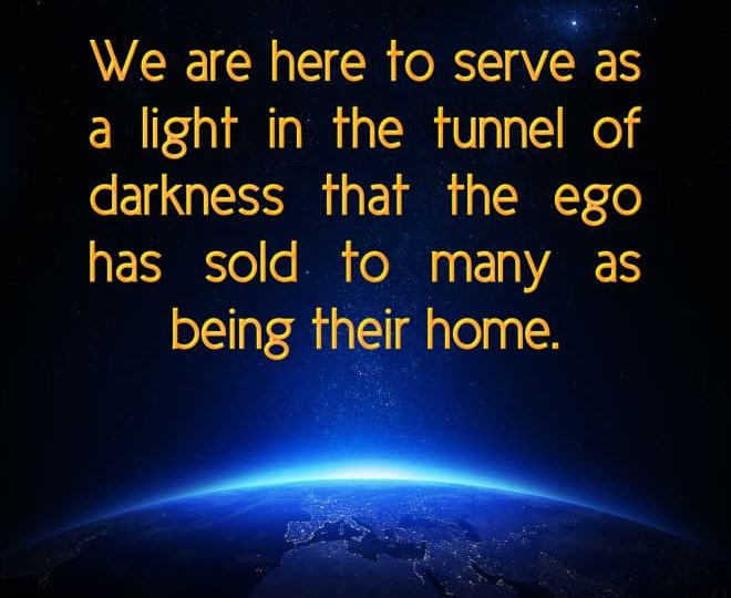 Become a Light in the Dark - Inspirational Quote
