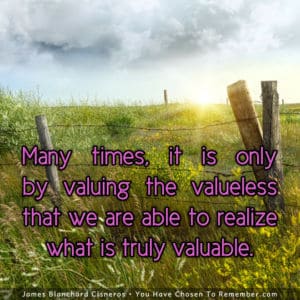 Discovering What Has True Value - Inspirational Quotes