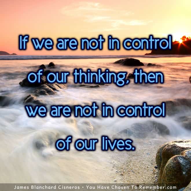 Taking Control Of Your Life - Inspirational Quote