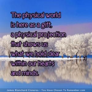 The Physical World is a Gift - Inspirational Quote