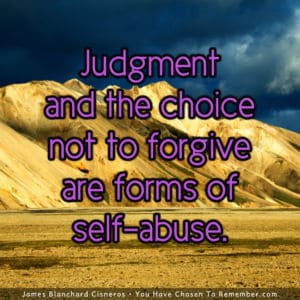 The Impact of Judgment and Non Forgiveness