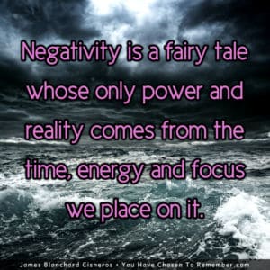 The Fairy Tale of Negativity - Inspirational Quote