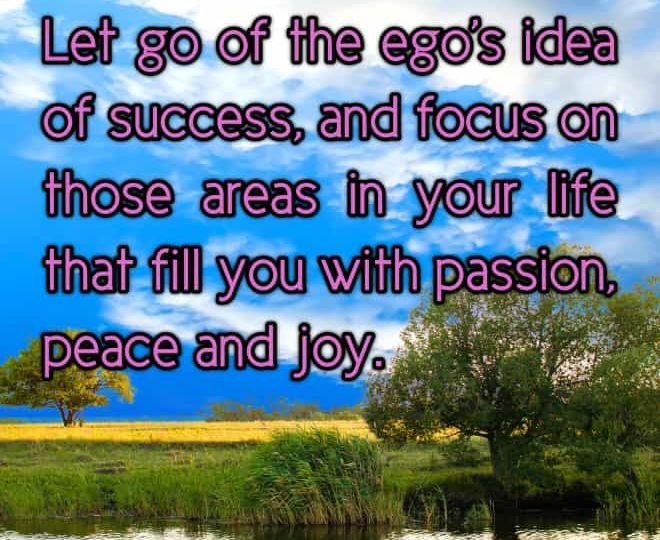 True Success Fills You with Passion, Peace and Joy - Inspirational Quote