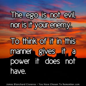 About the Ego - Inspirational Quote