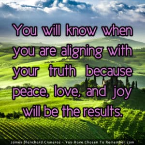 Aligning With Your Truth - Inspirational Quote