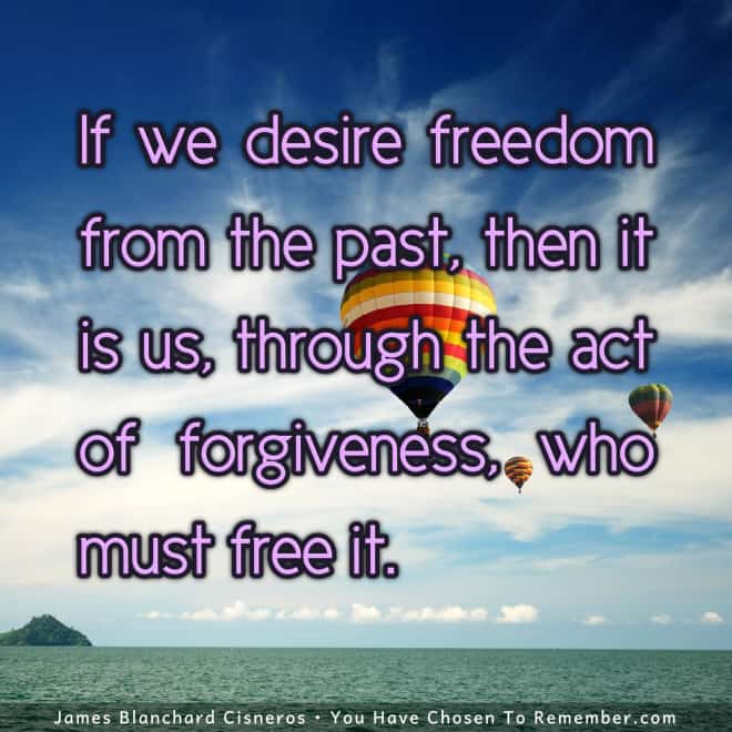 Freedom From the Past - Inspirational Quote