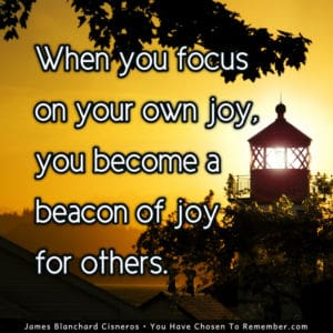 Become a Beacon of Joy - Inspirational Quote