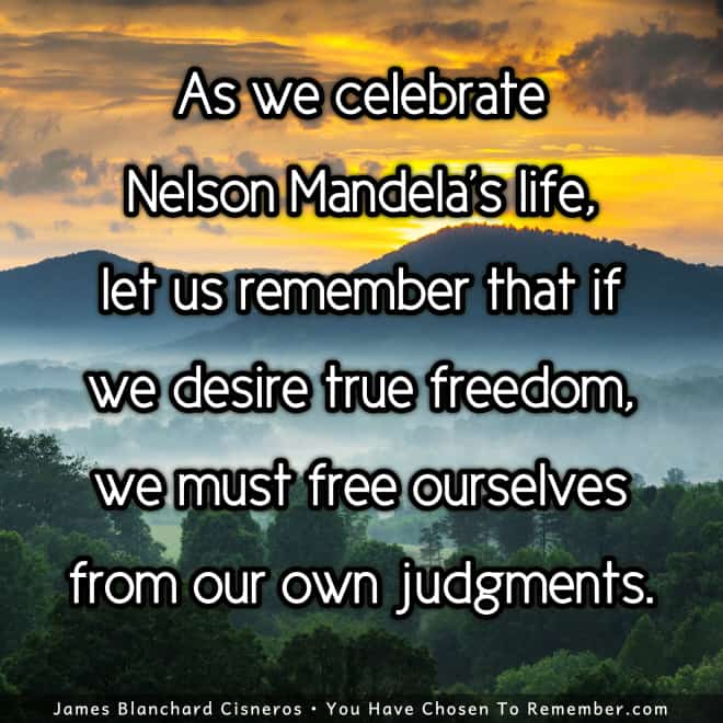 Free Yourself From Judgment - Inspirational Quote