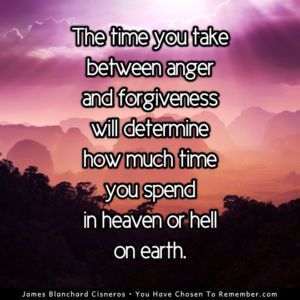 Anger or Forgiveness - Inspirational Quote