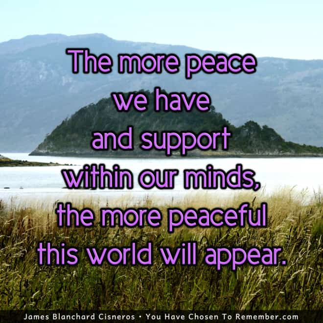 Cultivating Inner and Outer Peace - Inspirational Quote