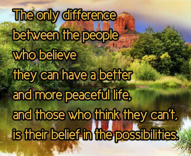The Power of Belief - Inspirational Quote