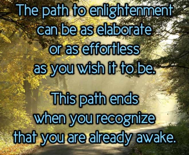 The Path to Enlightenment - Inspirational Quote