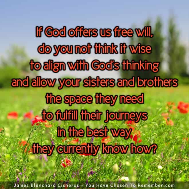Aligning Your Free Will With God's Will - Inspirational Quote