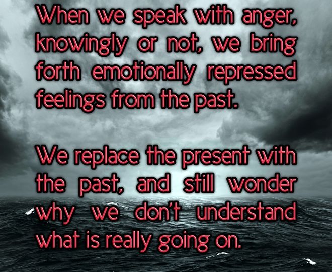 About Emotionally Repressed Feelings From The Past - Inspirational Quote