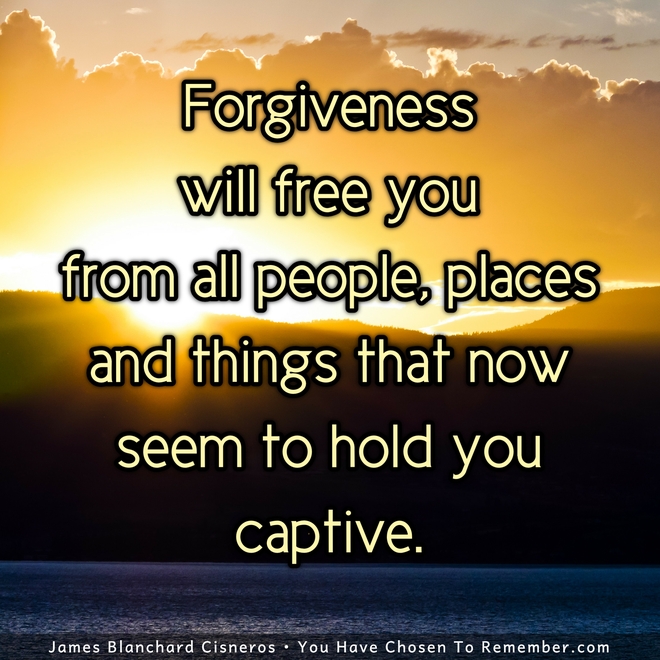 Forgiveness Will Free You - Inspirational Quote