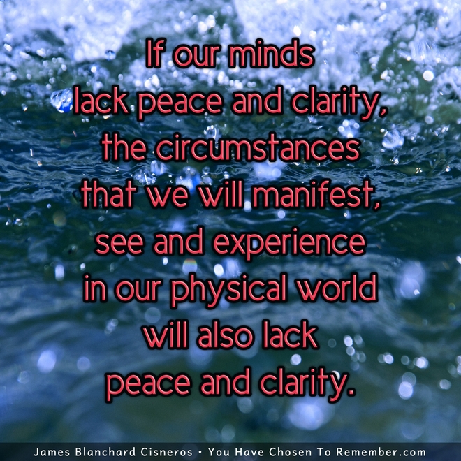 Let Your Mind Become Peaceful and Clear - Inspirational Quote