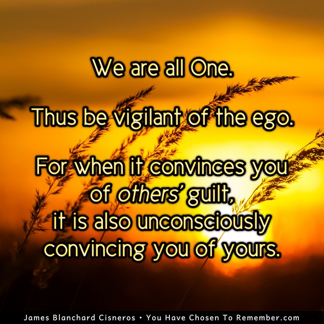 Always Be Vigilant of the Ego - Inspirational Quote