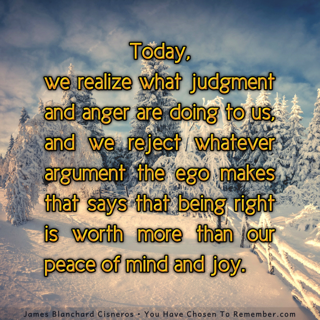 Realizing the True Impact of Judgment and Anger - Inspirational Quote