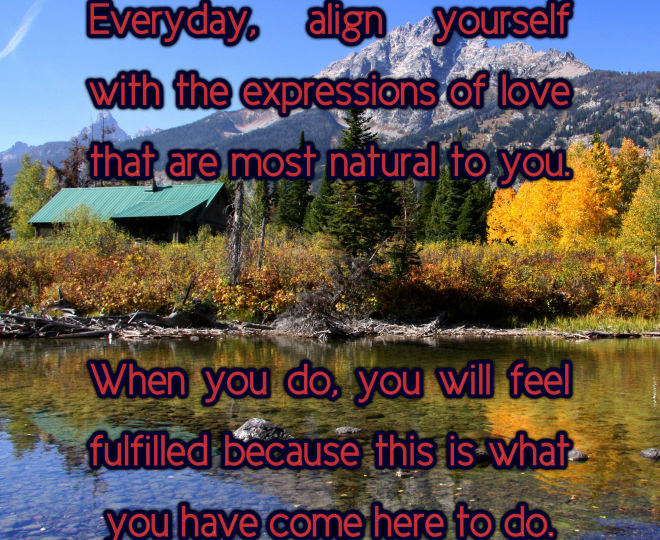Everyday I Align Myself With Love - Inspirational Quote