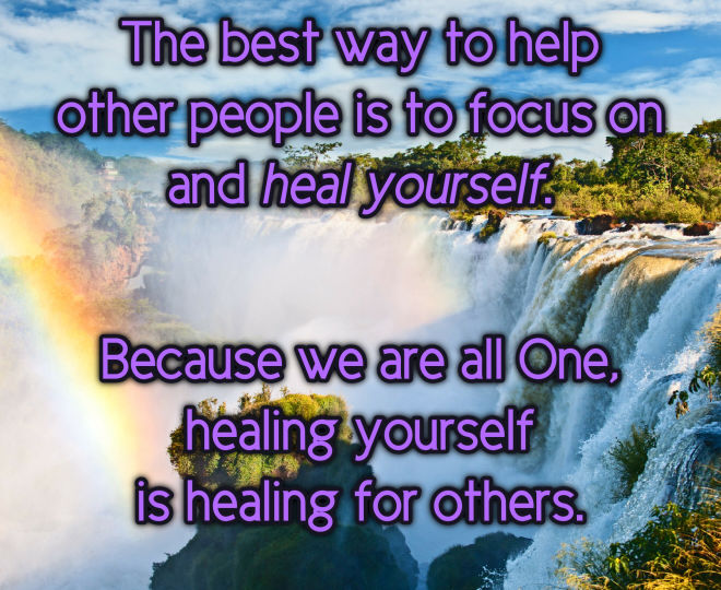 Healing Yourself is Healing for Others - Inspirational Quote