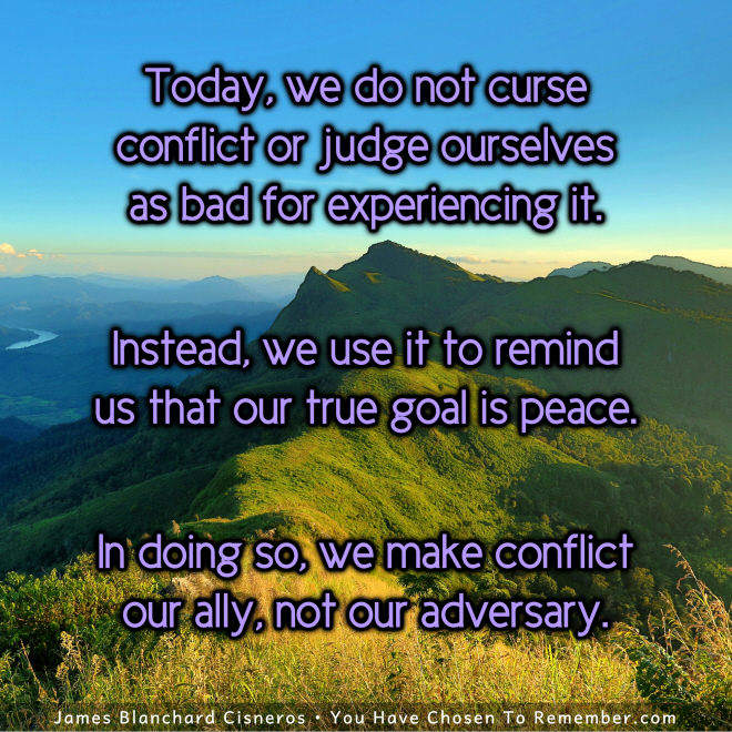 Our True Goal is Peace - Inspirational Quote