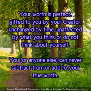 Your True Worth is Gifted to You by God - Inspirational Quote