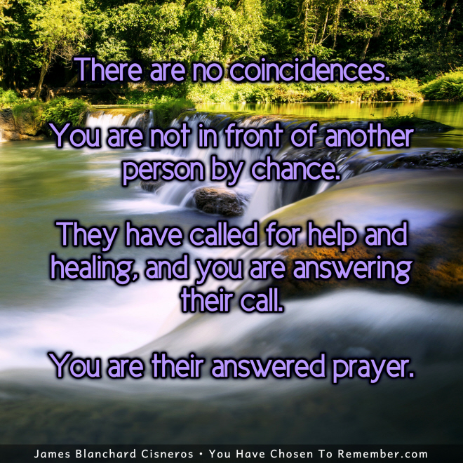 There are No Coincidences - Inspirational Quote