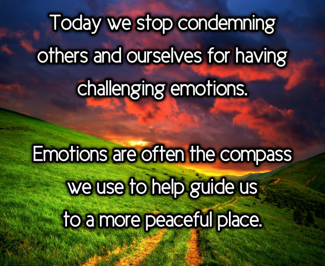 Emotions Can Be a Guide to a More Peaceful State - Inspirational Quote