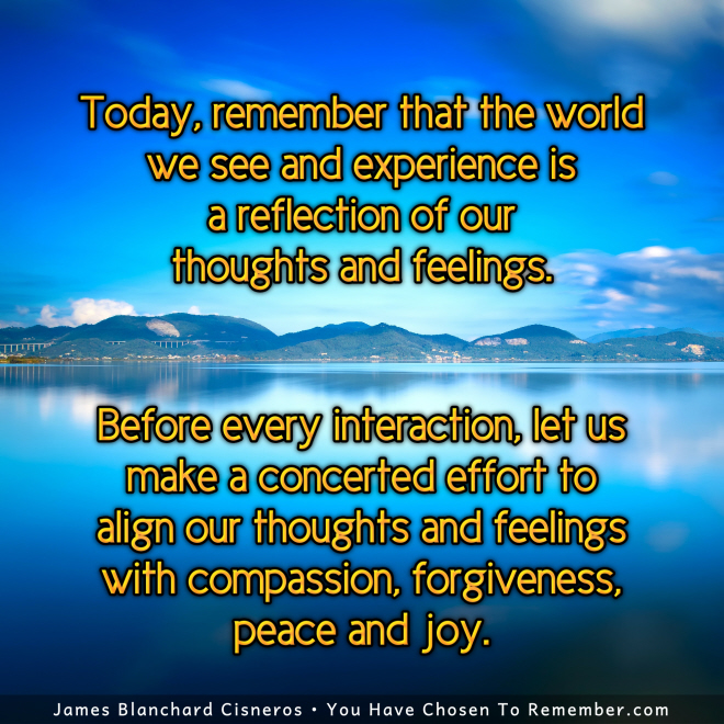 Align with Compassion, Forgiveness, Peace and Joy - Inspirational Quote