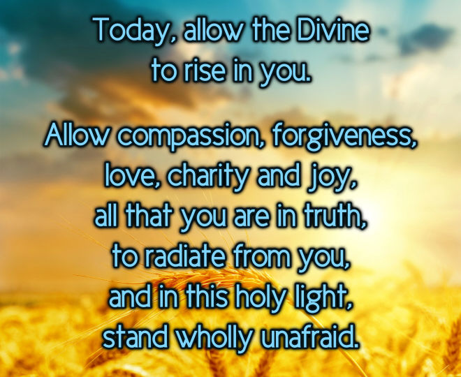 Allow the Divine to Rise in You - Inspirational Quote