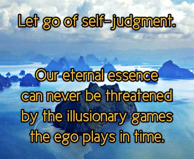 Letting go of Self-Judgment – Inspirational Quote