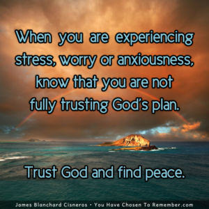 Trust God and Find Peace – Inspirational Quote