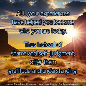 Today, Offer Your Past Experiences Gratitude - Inspirational Quote