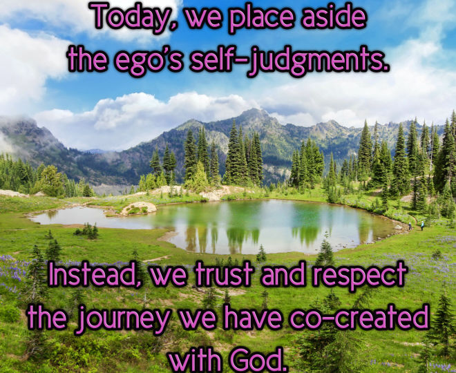 Today, Respect and Trust Your Journey - Inspirational Quote