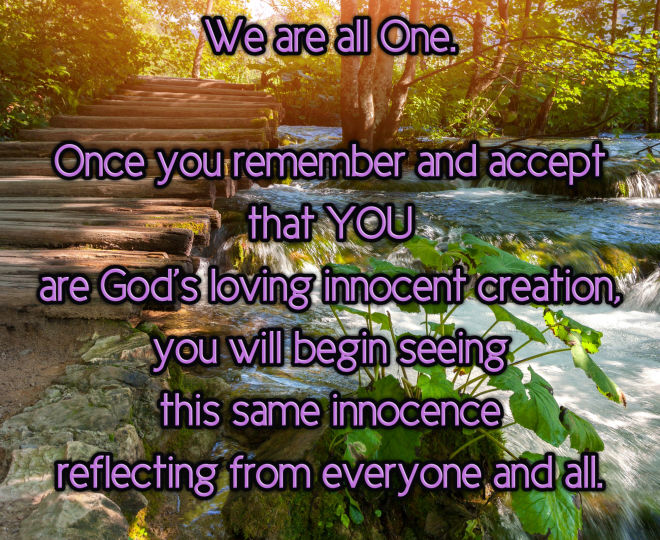 You are God's Loving Creation - Inspirational Quote