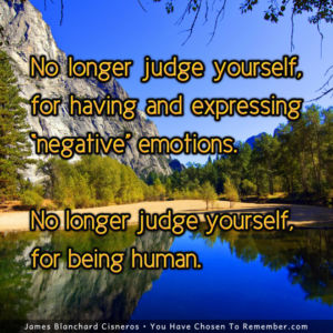 No Longer Judge Yourself - Inspirational Quote