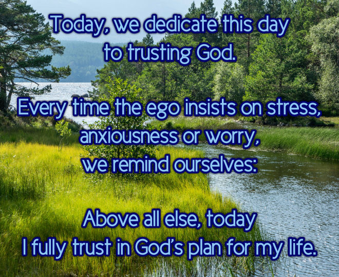 I Trust God's Plan For My Life - Inspirational Quote