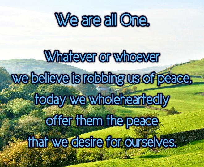 Offer Others the Peace You Desire - Inspirational Quote